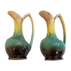A Handsome Pair of English Art Deco Ceramic Vases