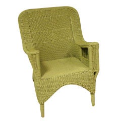 Art Deco Bermuda Grass Arm Chair