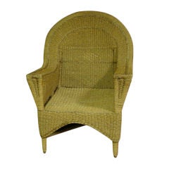 Art Deco Bermuda Grass Arm Chair