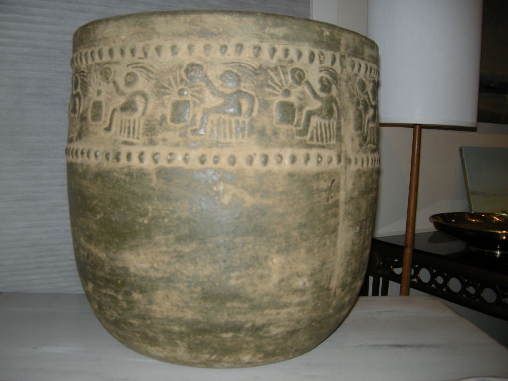 Wonderful Large Vintage Pottery Vessel or Planter