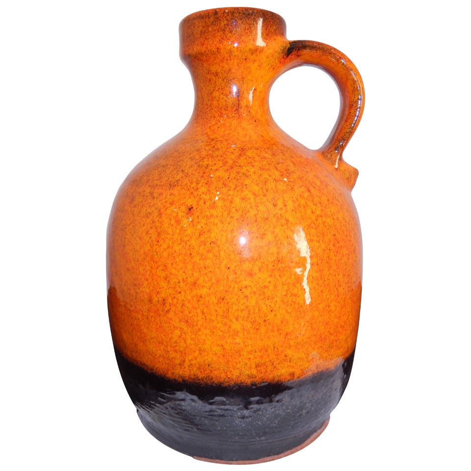 Hand Crafted  Studio Pottery Vase, 1960s Germany.