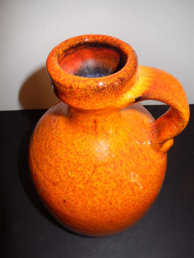 Modern Hand Crafted  Studio Pottery Vase, 1960s Germany.