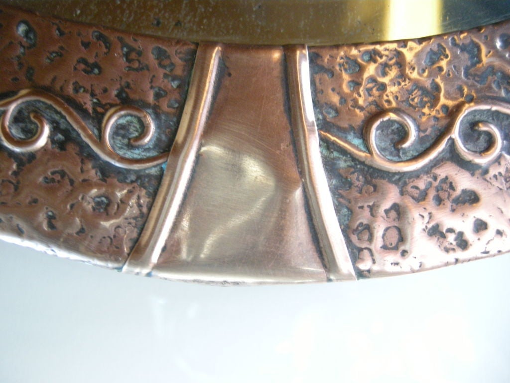 copper backed mirror