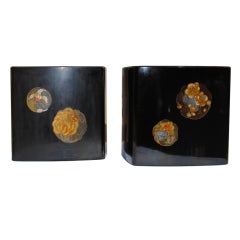 Pair of Japanese Lacquer Jardinieres.