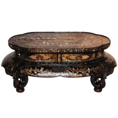 A Rare and Exquisite Chinese Karamono Table
