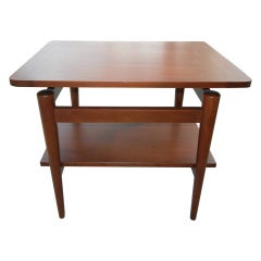 Used A Mid-Century Cherry Wood Danish End Table