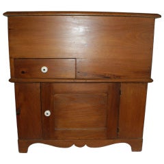 Used Americana New England Pine Dry Sink/Cabinet