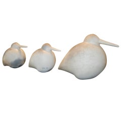 Vintage Three Studio Crafted Ceramic Shore Birds (Sandpipers)