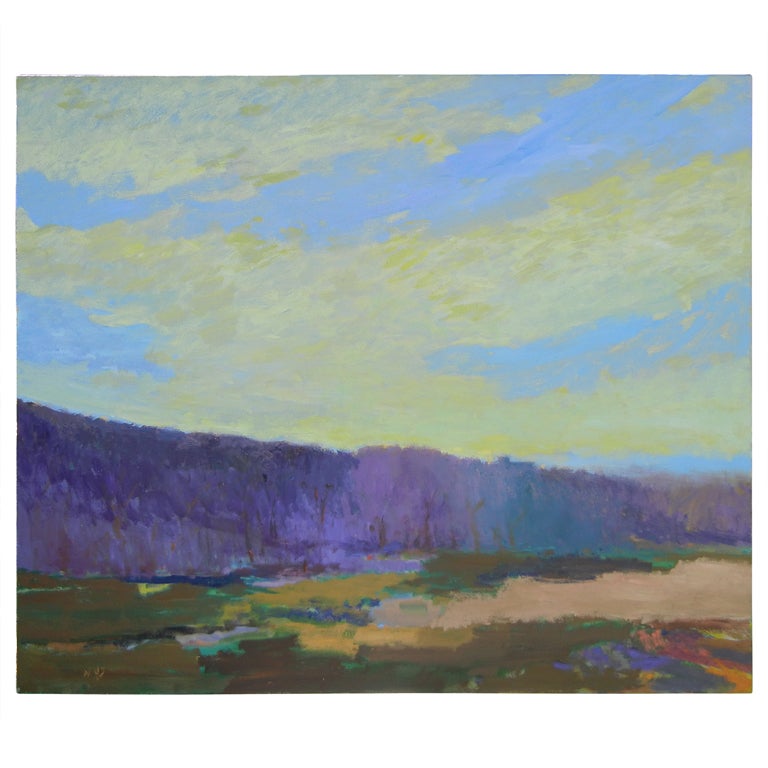 
View from Long Beach" by Artist Valta Us.  Oil on Canvas