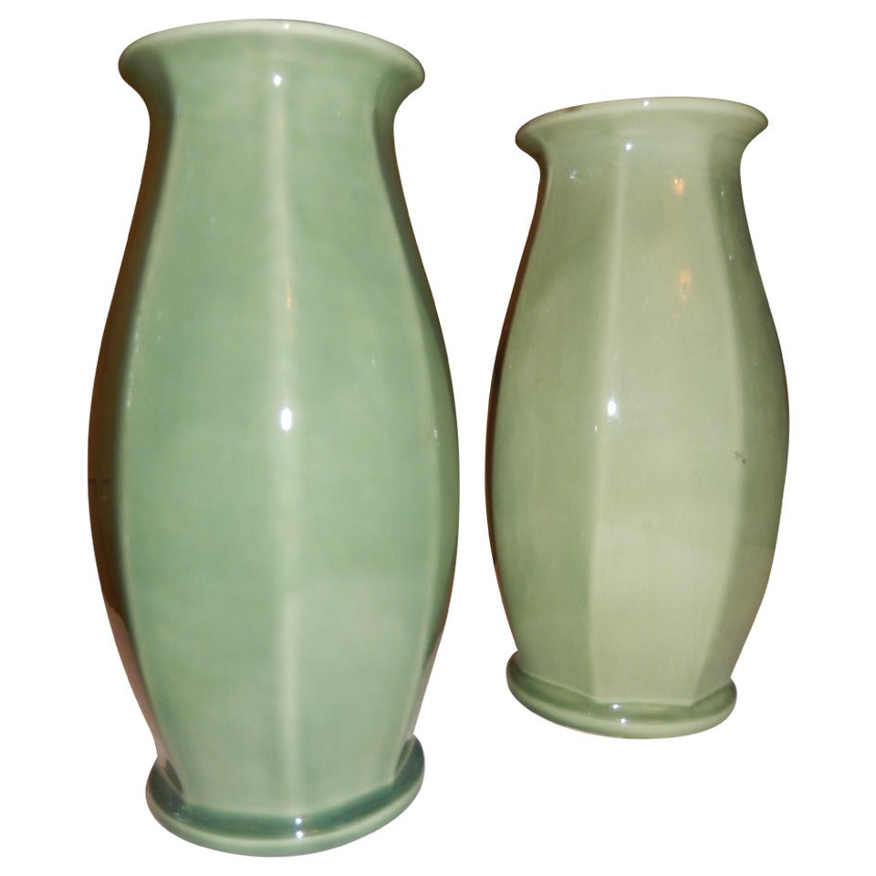 Pair of Paul Milet Art Deco Sèvres Vases 1870-1950