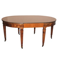A  Louis Philippe Oval Dining Room Table C1880s
