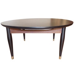 Danish Mid-Century Ebony and Teak Coffee Table 12