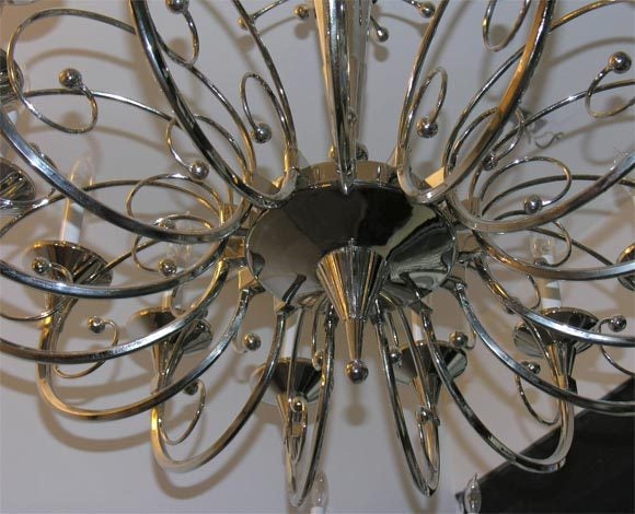 Grand Art Moderne French Chandelier 1