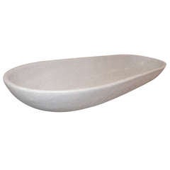 An Oversized Marble Vintage Bowl