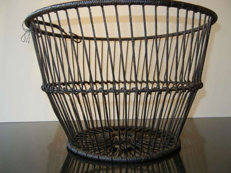 Primitive A Long Island Great South Bay Antique Clam Basket