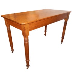 American Antique Oak Work Table