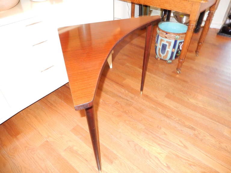 mid century modern corner table