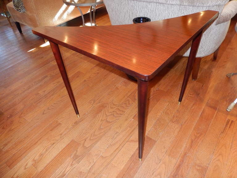 mid century corner table