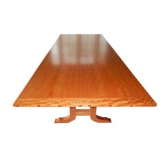 David N. Ebner Makore Mesa de comedor o conferencia de madera,