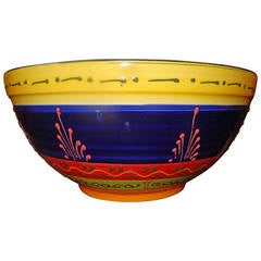 Studio Crafted Ceramic Colorful Bowl from Cordoba Spain