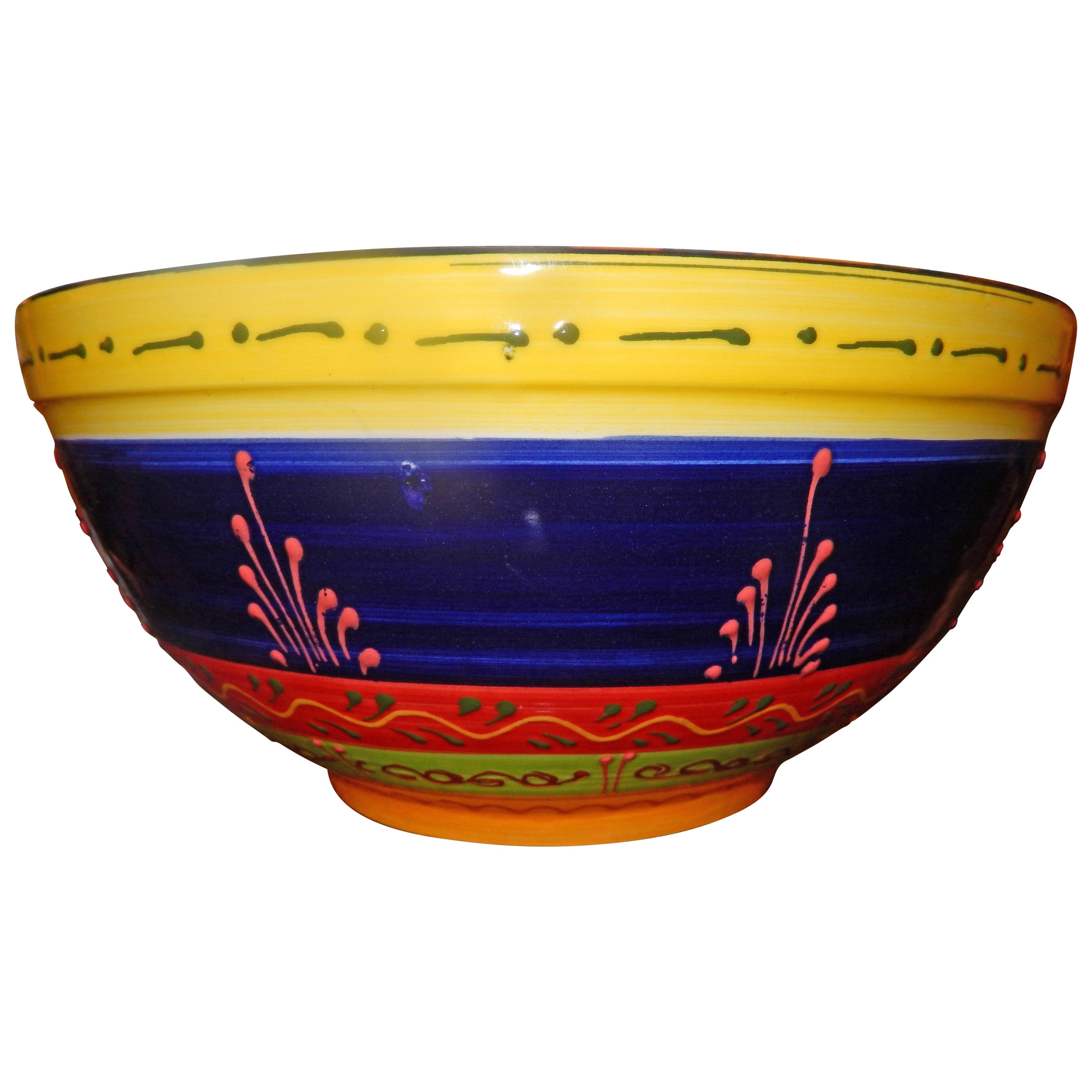 Studio Crafted Ceramic Colorful Bowl from Cordoba Spain
