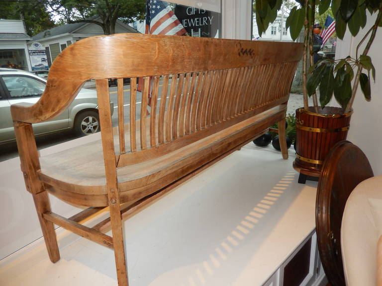 oak benches