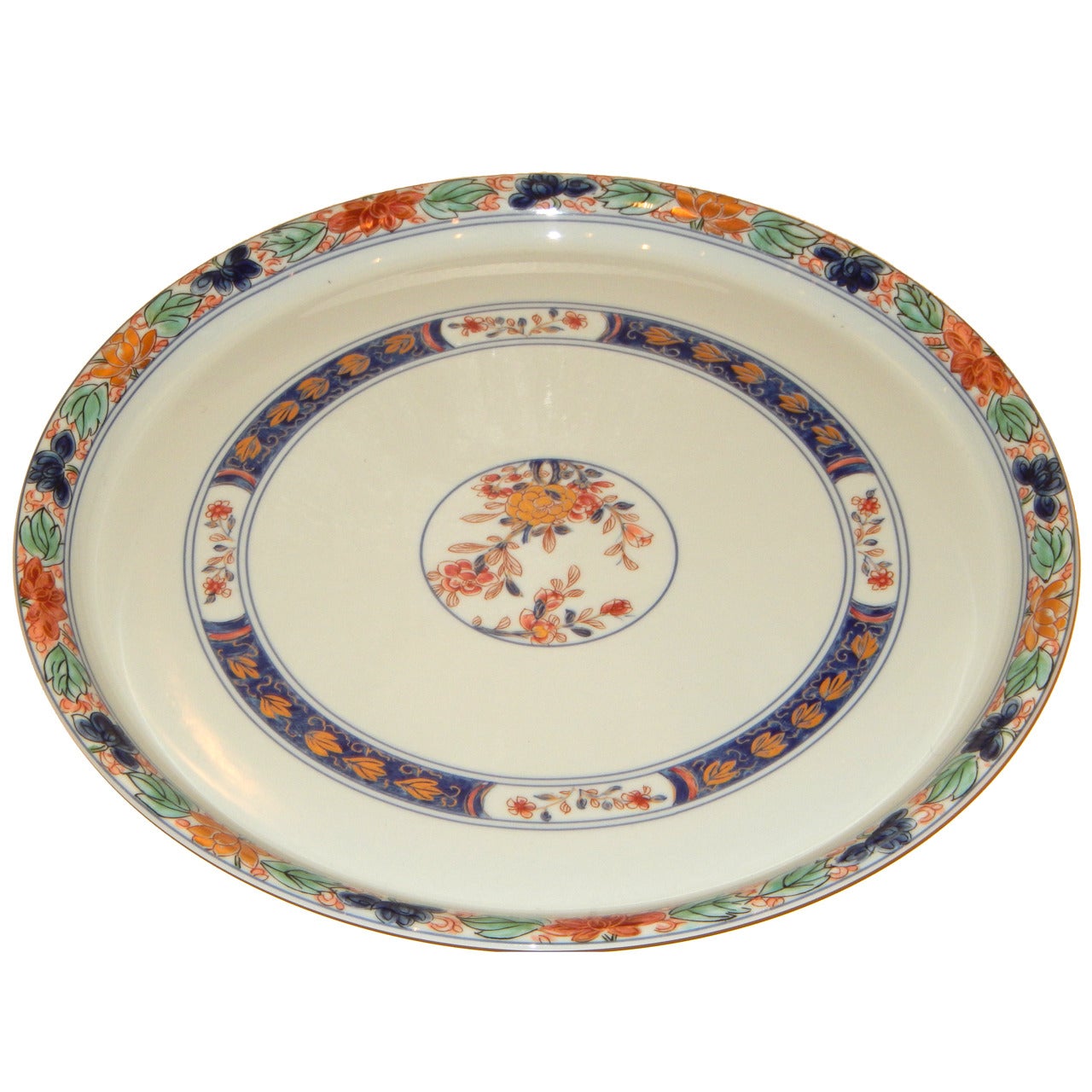 12 Large Imari/Limoges Charger Plates