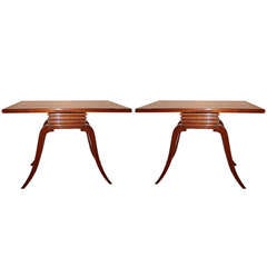 Pair of Paul Frankl Console Tables