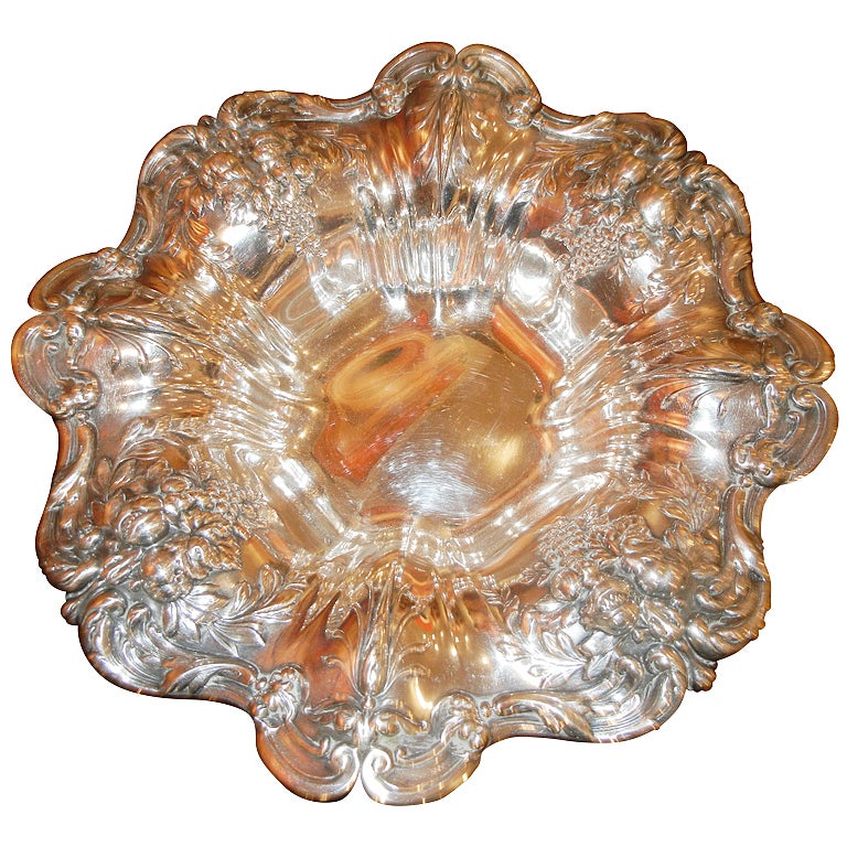 Francis1 Sterling Silver Fruit Bowl at 1stdibs