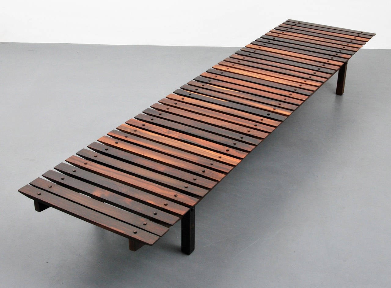 Impressively Long Mucki Bench by Sergio Rodrigues