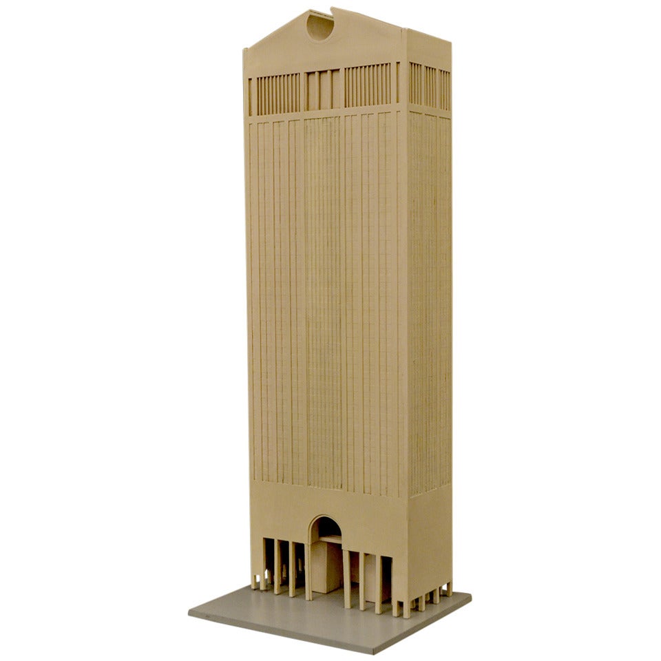  Philip Johnson AT&T Building Architectural Model, USA 1979