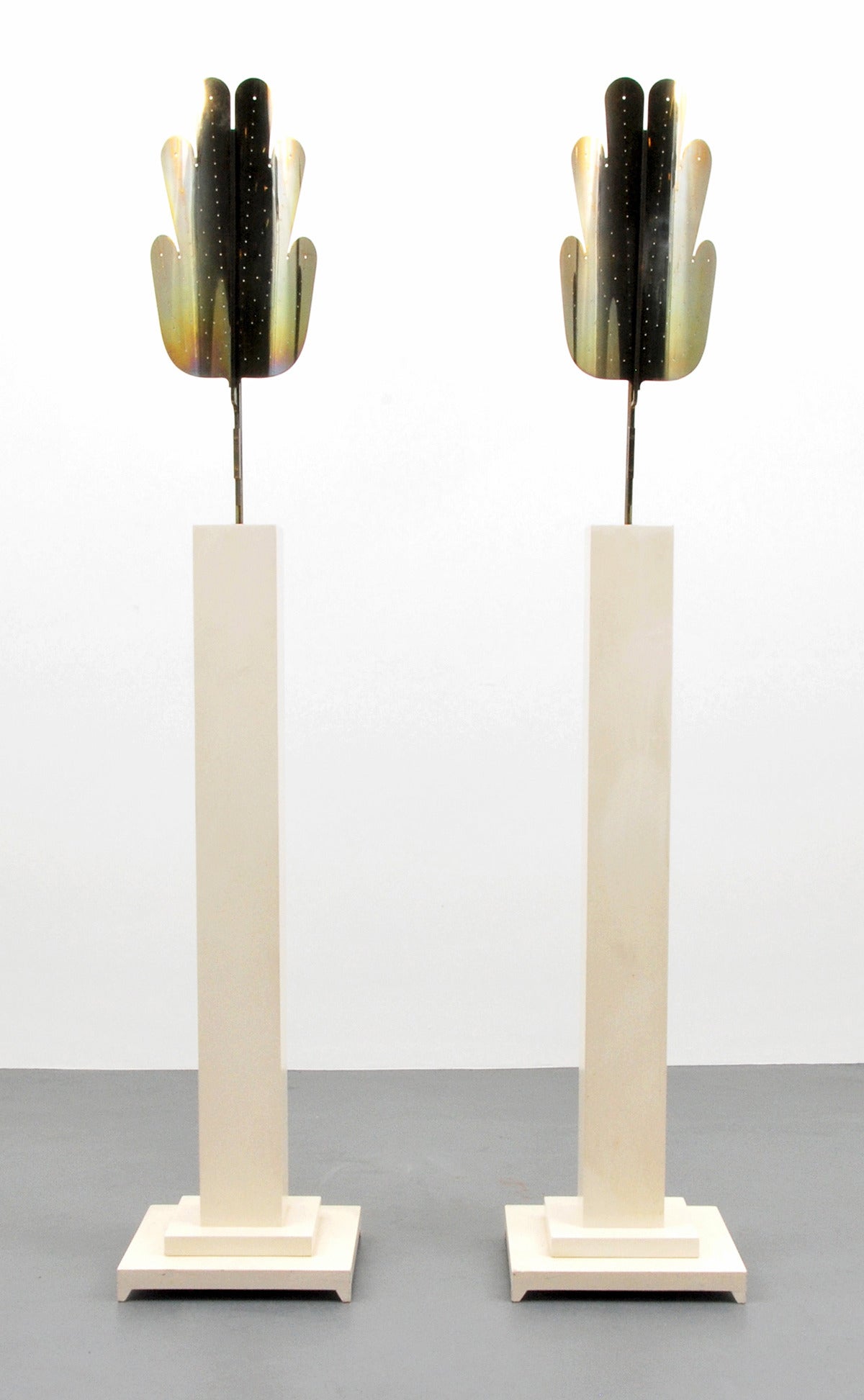 Rare Tommi Parzinger Floor Lamps