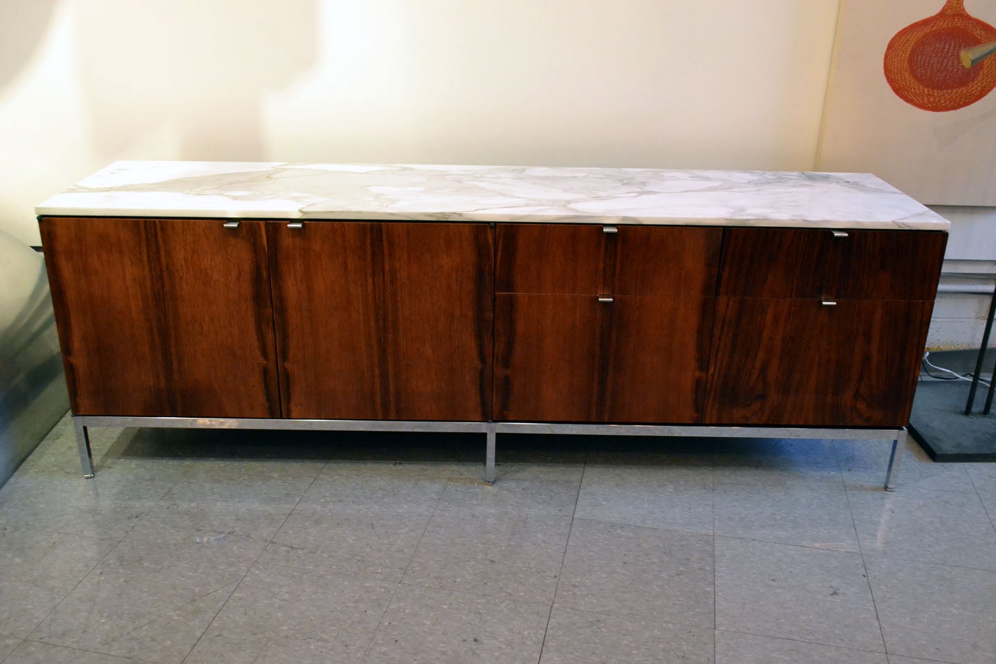 Florence Knoll Executive Credenza in Rosewood