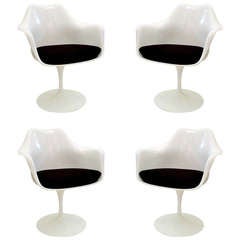 Set of Four Tulip Armchairs Designed By Eero Saarinen for Knoll