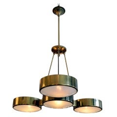 Spectacular Multi Shade Stilnovo Chandelier Spectacular Multi Shade Stilnovo Chandelier