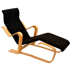 Skulpturaler Loungesessel, entworfen von Marcel Breuer