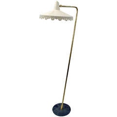 Mid-Century Floor Lamp with Marble Base, Italy, 1950s 3