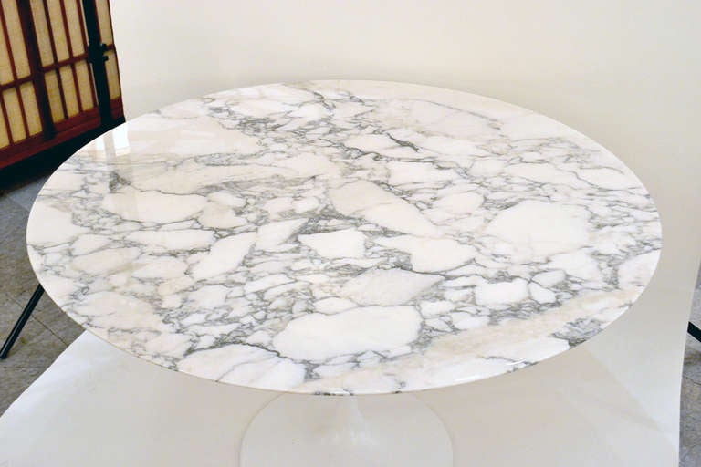 American Marble Tulip Table by Eero Saarinen
