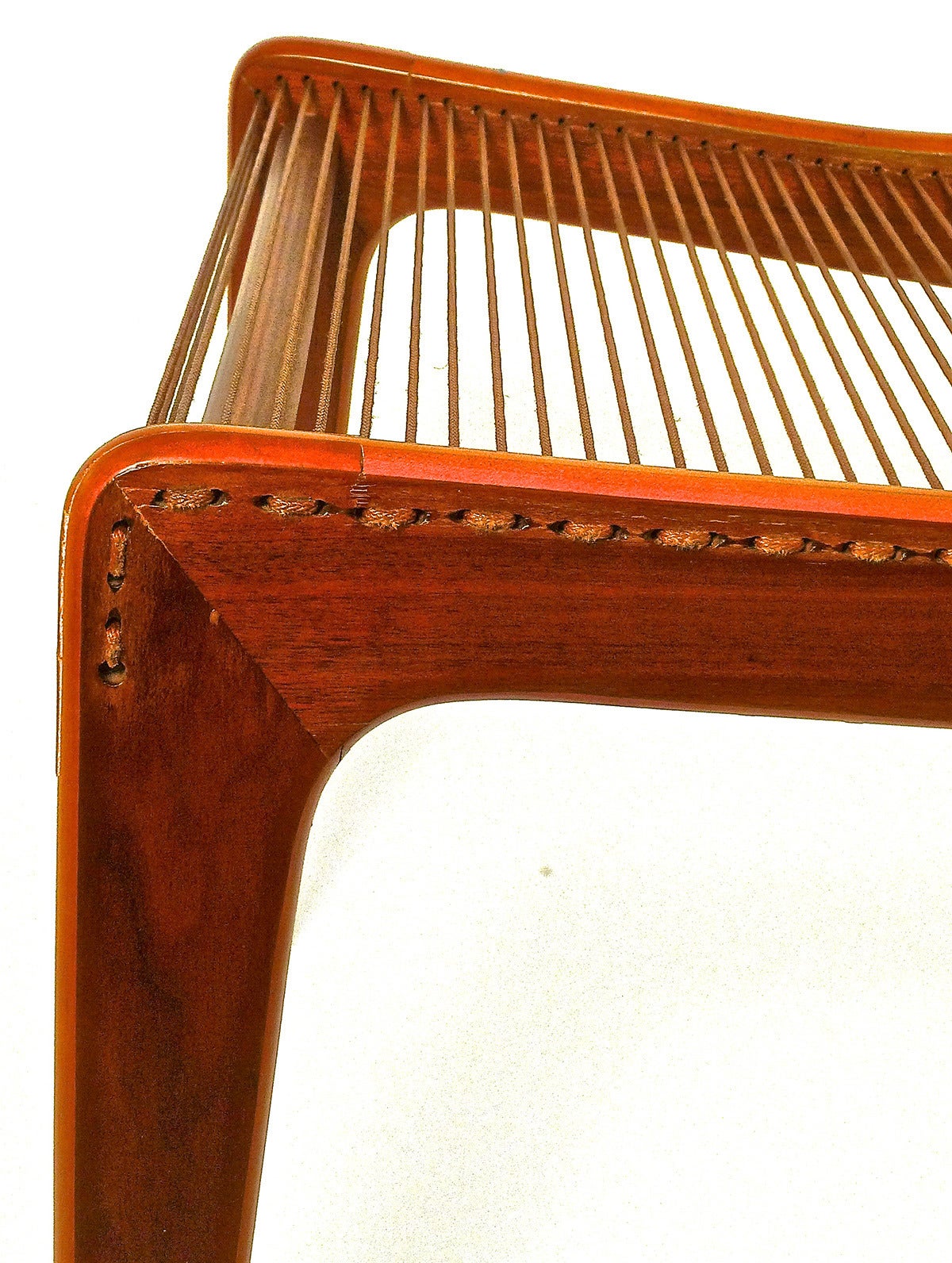 Pair of Jacques Guillon Cord Chairs, Canada, 1950s For Sale at 1stdibs