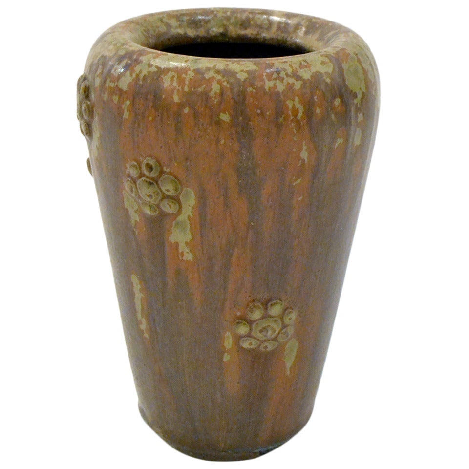 Scandinavian Mid-Century Stoneware Vase by Arne Bang, Denmark, 1950s For Sale