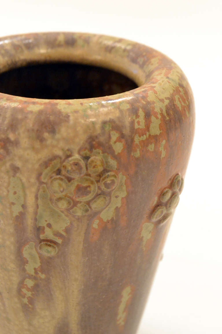 Vaso scandinavo di metà secolo in gres di Arne Bang, Danimarca, anni '50 In condizioni ottime in vendita a New York, NY