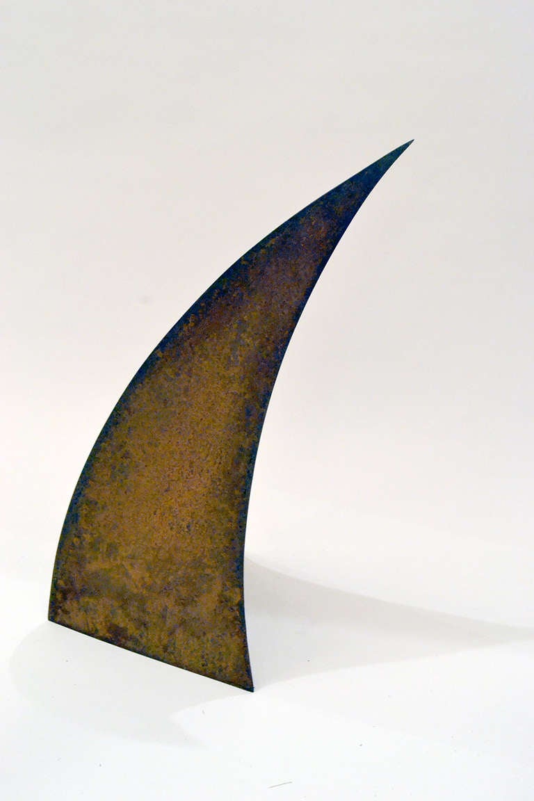 Late 20th Century Abstract Corroded Steel Sculpture