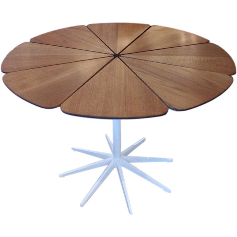 Richard Schultz Petal Table in Teak, for Knoll   2 available