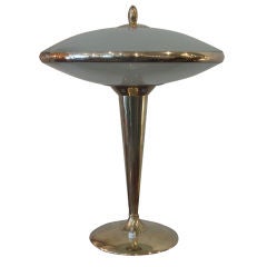Highest Quality 1950's italian Brass Table Lamp