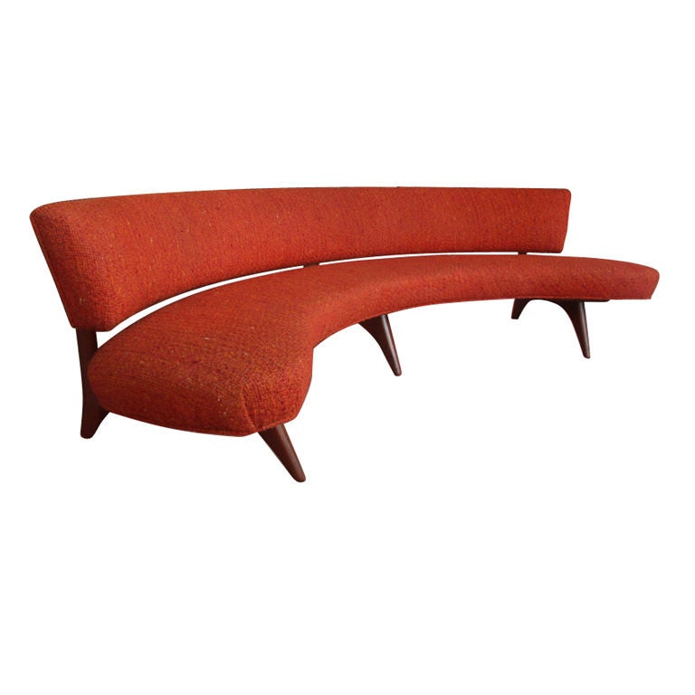 Vladimir Kagan's Iconic Floating Sofa