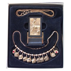 Vintage "Many More Horses" Necklace and Puzzle Art by Berrocal