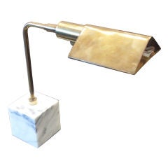 Koch and Lowy Desk Lamp with Marble Base