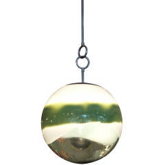 Stunning Italian Pendant with Green Stripe