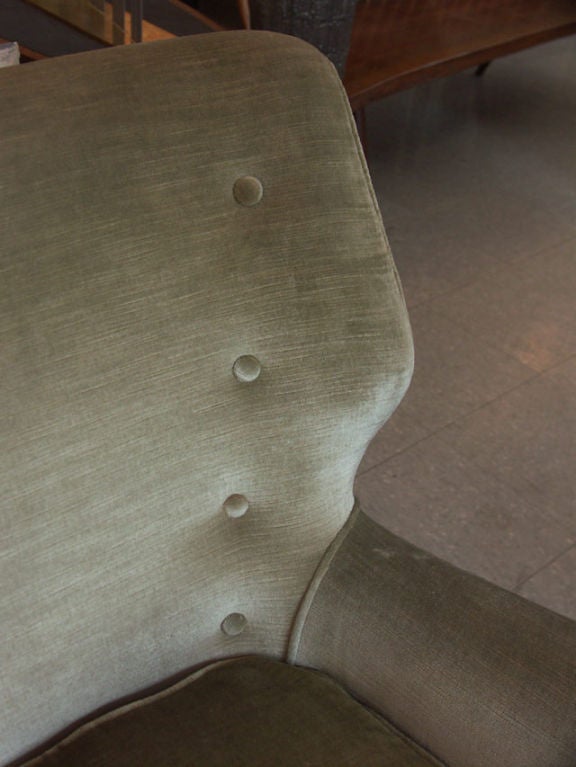 Luxurious Pair of Lounge Chairs by Gio Ponti for Hotel Bristol