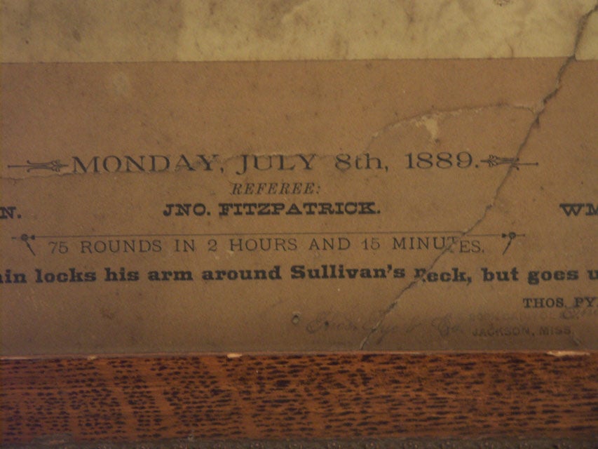 Wood Sullivan Kilrain Bare Knuckle Boxing Photo by Thomas Pye 1889